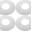 Totority Bicycle Flywheel Guard 4Pcs Transparent Spoke Protector for Mountain & Road Bikes, Card-Type Four-Claw Wheel Cover, Durable Chain Guard to Prevent Chain-Spoke Jamming