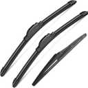 3Pcs Windshield Wiper Blades for Mini Cooper R56 2007-2012, R50 R53 2005-2006, F55 F56 2014-2022, Original Equipment Automotive Replacement Windshield Wiper Blades- 19"/18"/10L" (Pack of 3) J- HOOK