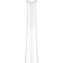 ORDO Replacement Sonic Toothbrush Heads with Pulse Technology for Teeth Cleaning, Plaque Removal, Silicone Polishing, Deep Clean Bristles, Adults, Pack of 4, White Silver