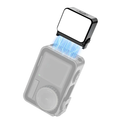 ULANZI LM18 Mini LED Action Camera Vlogging Light Video Light Waterproof Photography Magnetic Fill Lighting for DJI Osmo Action 3/4/5 Camera Cage Accessories and Osmo Pocket 3/4Accessories