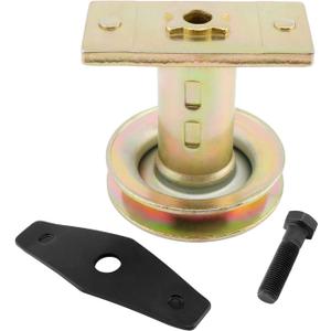 687-02528 Lawn Mower Blade Adapter with Pulley, Compatible with MTD Gold Pro Yard-Man Troy-Bilt TB230 240 260 TB280ES Tractor, 25mm Drive Pulley Adapter +Bolt +Blade Washer