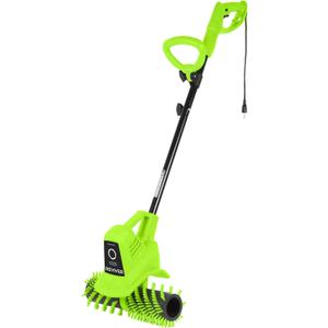 GreenSweep Reviver | Artificial Grass/Turf Power Sweeper Brush for Cleaning Artificial Lawns - Mains Power, Edge to Edge, Lightweight & Compact
