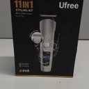 Ufree Beard Trimmer for Men, Waterproof Electric Razor for Nose, Body, Face & Mustache, Cordless Hair Clippers Shavers Grooming Kit, Gifts for Men Husband Father (Silver)