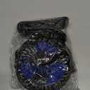 BESKAR USB Clip on Fan, Portable Small Fan with Cord Powered, 3 Speeds Strong Airflow, with Sturdy Clamp, Quiet Personal Desk Fan (Black)