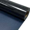 Black Glitter Heat Transfer Vinyl 12" x 8 ft HTV for Shirts, Glitter HTV for All Cutter Machine - Easy to Cut & Weed for Heat Vinyl Design (Black)