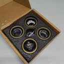 4 Sets 3500 LB Trailer Axle Bearing Kits L68149 L44649 with 171255TB/10-19 Grease Seals I.D. 1.719'' for #84 Spindle