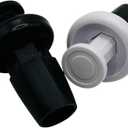 Bullseye Two-Piece Butt Ends (2 Pack, Black and White)