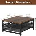VyGrow Coffee Pod Holder For Counter, Wooden K Cup Holder with Double Layer Sliding Drawer, Large Capacity Coffee Pod Storage for Coffee Station, Home, Office, Kitchen
