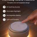 Momcozy Sound Machine for Baby-20 Soothing Sounds & Touch Warm Light Portable White Noise for Kids & Adults for Sleeping Timer and Memory | Ideal Travel Companion & Nursery Must-Have