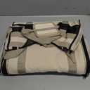 MIDOG Cat Carrier Soft for Small to Medium-Sized Cats,Up to 15 Lbs, TSA Airline Approved Soft Sided Pet Carrier,Collapsible Travel Cat Bag(Beige, 17"L x 11"W x 11"H)
