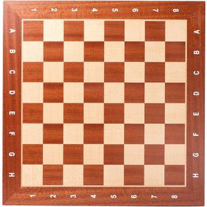 GSE Games & Sports Expert Professional Tournament Chess Board Only, Sapele & Maple Inlaid Chessboard, Chess Board for Beginners, Kids, Adults (Extra Large: 21.25" / Square: 2.25" Brown)