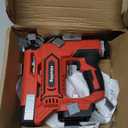 Cordless Brad Nailer Compatible with Milwaukee 18V Battery, 5/8 to 1-1/4 Inch 18 Gauge 2-in-1 Nail Gun with 2000 Nials for Wood Carpentry, Powered Electric, 2 Mode, Tool Only, 5.9LBS