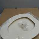 Centoco Elongated Plastic Toilet Seat, Fits Kohler/American Standard/TOTO, Standard Economy Model, Made in the USA, DSAMAZ16-106, Bone