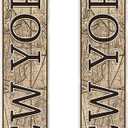 Beistle Around The World Street Sign Cutouts Pack of 2, 3.75" x 23.75"
