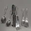 MUTNITT Silverware Set with Steak Knives Service for 4,Stainless Steel Flatware, Mirror Polished Cutlery Utensil Set for Home Kitchen Eating Tableware, Include Fork Knife Spoon, Dishwasher Safe