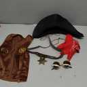 ZZIHAN Kids Cowboy Cowgirl Costume 5PCS Set for Boys Girls Role Play Dress up 3-10 Year