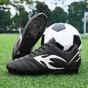 Men's Soccer Shoes Firm Ground High-top Football Cleats FG AG Professional Training Outdoor Lightweight Sneaker 41