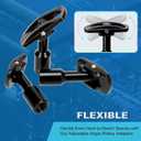 Rear Axle Bearing Remove Puller Tool Kit, Slide Hammer and Bearing Remover Set with Slide Hammer Yoke and 3 Rear Axle Puller Adapters, 1" to 2-7/8" IDs
