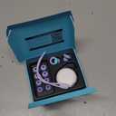 Kids Ear Plugs(6+yrs)-2 Pairs of Reusable Noise Reduction Earplugs for Small Canal With 6 Tips,Soft Silicone Earplugs for Sleeping,Focus,Travel,Socializing,Concert&Hearing Protection 25dB-30dB (1 pair (Pack of 1), Orchid+green)