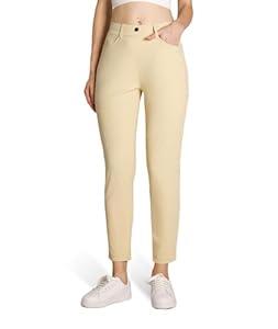 Safort Women's Skinny Pants Dress Pants Slim Leg with Pockets Stretch Belt Loops Tummy Control for Business Casual, 27 Inseam, Khaki, XL Safort Women's Skinny Pants Dress Pants Slim Leg with Pockets Stretch Belt Loops Tummy Control for Business Casual, 27 Inseam, Khaki, XL