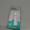 Aecooly Portable Handheld Turbo Fan [24H Max Cooling Time], 5 Speeds USB Rechargeable Mini Personal Battery Operated Small Pocket Cooling Fan GIfts for Women, Travel, Home, Office, Beach, Lash -Beige