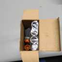 AIR U+ Grout Brush with Long Handle 180 Swivel Scrub Brush with Tweezers to Hair Clip V-Shape Grout Line Scrubber Stiff Bristles for Deep Cleaning Crevice, Tile Line, Shower, Kitchen, Corners (Orange)