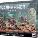 Games Workshop 99120116020" Adeptus Mech Kataphron Battle Servitors Plastic Kit, Black