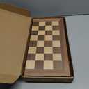 AMEROUS 17'' Magnetic Wooden Chess Set for Adults Kids - with Folding Board, Gift Package, Pieces Storage Slots, Handmade Pieces,Chess Board Game Set for Tournament Professional Beginner