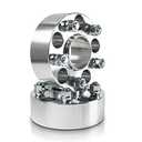 Customadeonly 5x114.3 Wheel Spacers for RSX RL CL TL Prelude CRV MDx Pilot S2000 NSX Accord Element TSx, 50mm (2") Thick Hubcentric 64.1mm Bore M12x1.5 Studs (2pcs) 5x4.5 Hub Centric Spacer