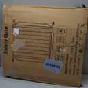 BalanceFrom Easy Walk-Thru Baby and Pet Safety Gate with Hold-Open and Auto-Close  Adjustable Steel Barrier for Stairs, Doorways, and Hallways, No Drilling Installation (30-inch Tall, Graphite)