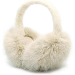 Women Winter Ear Muffs Fluffy Faux Fur Earmuffs Foldable Ear Warmer Girls Soft Ear Covers
