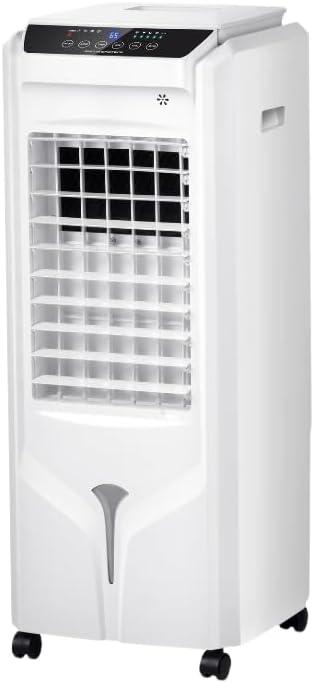 YEW 25" Evaporative Air Cooler, 1500CFM Swamp Cooler Air Conditioner with 3.5 Gal Tank, Windowless Swamp Cooler with Remote, 3 Speeds, 12H Timer, Fans that Blow Cold Air for Bedroom Indoor Office