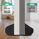 Door Draft Stopper - 36 inch, Reduces Air Draft, Draft Stopper for Bottom of Door, Gap Filler, Door Seal for Improved Insulation, Black