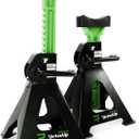 Jack Stands 3 tons | Adjustable Floor Jackstands Pack of 2 | Extended Lifting Height 11,6-17 inches | Automotive Lift | Car Stands 3 ton (6,600lbs)