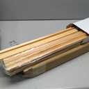 Yellow Mountain Imports 18-Inch Natural Pine Wooden Mahjong Racks with Pushers - Set of 4 (Racks with Pushers Only), 18.2 X 2.4 X 1 Inches