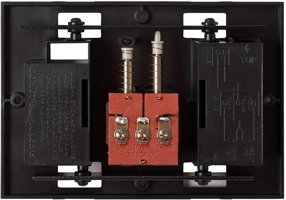 Newhouse Hardware CHIMEBASE2 Door Bell Chime Mechanism Assembly, Fits Most Nutone Models, 6.75 L x 4.75 W x 1.75 H, Black