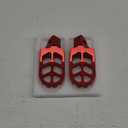 AnXin Dirt Bike Foot Pegs Motorcycle Footpegs Foot Pedals Rests CNC For CRF 110 CRF110F 2013-2024 CRF125F 2014-2024 Dirt Pit Bike Red