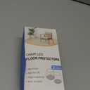 32 Pcs Chair Leg Floor Protectors for Hardwood Floors Silicone Covers to Protect Wood Tile Floors Felt Bottom Furniture Leg Caps Anti-Scratch Reduce Noise (Fit:0.9"-1.29")