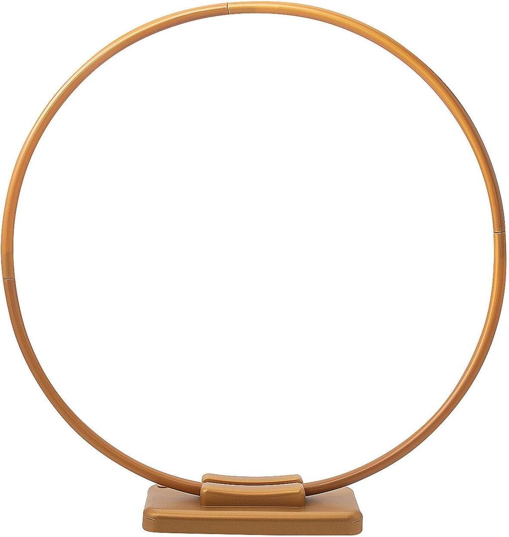 Fun Express 27" Round Centerpiece Gold Plastic Tabletop Frame Decoration