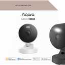 Aqara G100, 2K Indoor/Outdoor Security Camera, HomeKit Secure Video, 2-Way Audio, Spotlight Color/IR Night Vision, AI Detection, 140 FOV, Wi-Fi 6, Supports HomeKit, Alexa, Google and IFTTT, Black