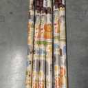 WRAPAHOLIC Kraft Baby Shower Wrapping Paper Roll - Mini Roll - 17 Inch x 16.5 Feet - Safari Animal Wrapping Paper for Baby Shower, Kids Girls Boys Birthday