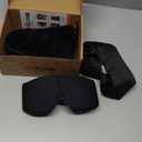 3-in-1 Airplane Sleep Support System - Integrated Plane Sleeping Accessories with Memory Foam Long Haul Flight Pillow, Adjustable Travel Eye Mask, and Blanket-Like Body Sling - Fits in Carry On