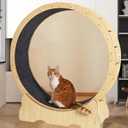 IMIKEYA Cat Wheel Replacement Pads - Soft Carpet for Cat Treadmill Wheel - Replacement Mat for Indoor Cats to Enhance Exercise and Training Experience