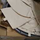 SONGMICS 50.2-Gallon (190 L) Laundry Basket with Wheels, Rolling Round Heavy-Duty Laundry Hamper Cart with Steel Frame and Removable Bag, 2 Locking Wheels, Cream White and Metallic Silver URLS01MZ