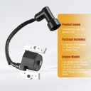 YAMAKATO 136-7883 Ignition Coil for Toro Riding Lawn Mowers with 2P77F V-twin, Replace 139-0720 136-7883 127-9216, for PREDATOR 22HP 708cc V-Twin Egnine 62879 (1pcs)