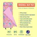 Wildkin Kids Original Nap Mat Cozy Kids Sleep Mat with Pillow, ideal for School & Travel