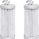 2PCS 80mm Transmission Oil Filter MIU800986 Compatible with John Deere Tractor X310 X360 X370 X390 X394 Replaces 1736211SM, 535402819, 586666801, 1A632026450, 1A6320-26450