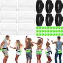 Vinsot 6 Sets Baby Shower Games Bridal Funniest Baby Shower Play, Interactive Shaking Balls for Boy or Girl, Table Tennis Twerk Game (Green)