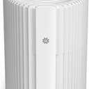 Air Purifiers For Bedroom With Air Quality Display 1095 Sq. Ft True H13 HEPA Pet Air Purifier For Dorm Room With 360 Air Intake & Outlet For Home Bedroom Office, DH-JHD07(White)