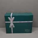 2 Tier Ceramic Fruit Bowl for Kitchen Counter, Tiered Fruit Basket for Countertop, Modern Multi Layer Fruit Display Stand for Party, Cute & Small (Gold&White)